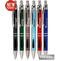 Union Printed, Promotional "Ornate" Colored Metal clicker Pen
